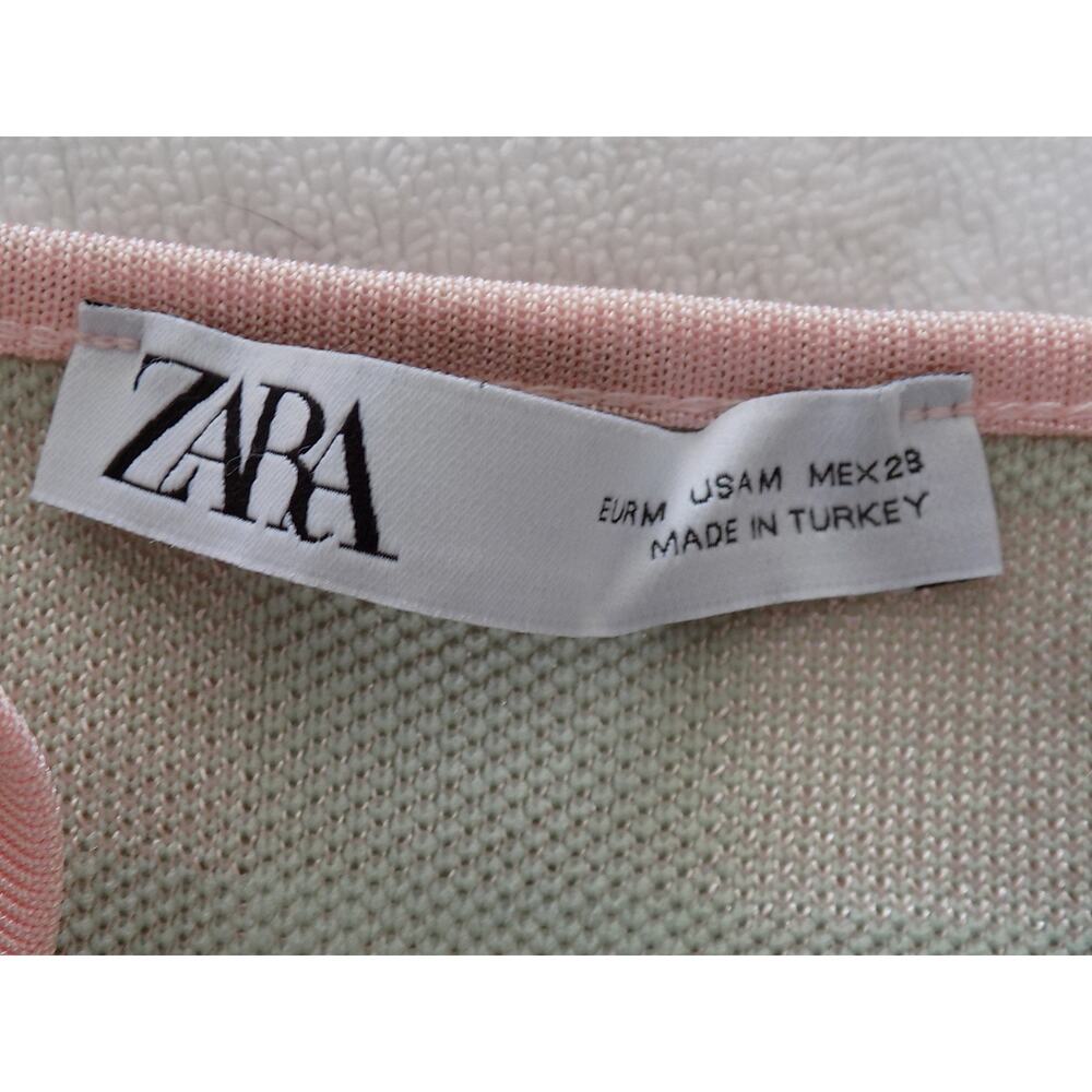 Zara cropped camisole cami tank knit top size Medium - Picture 7 of 8